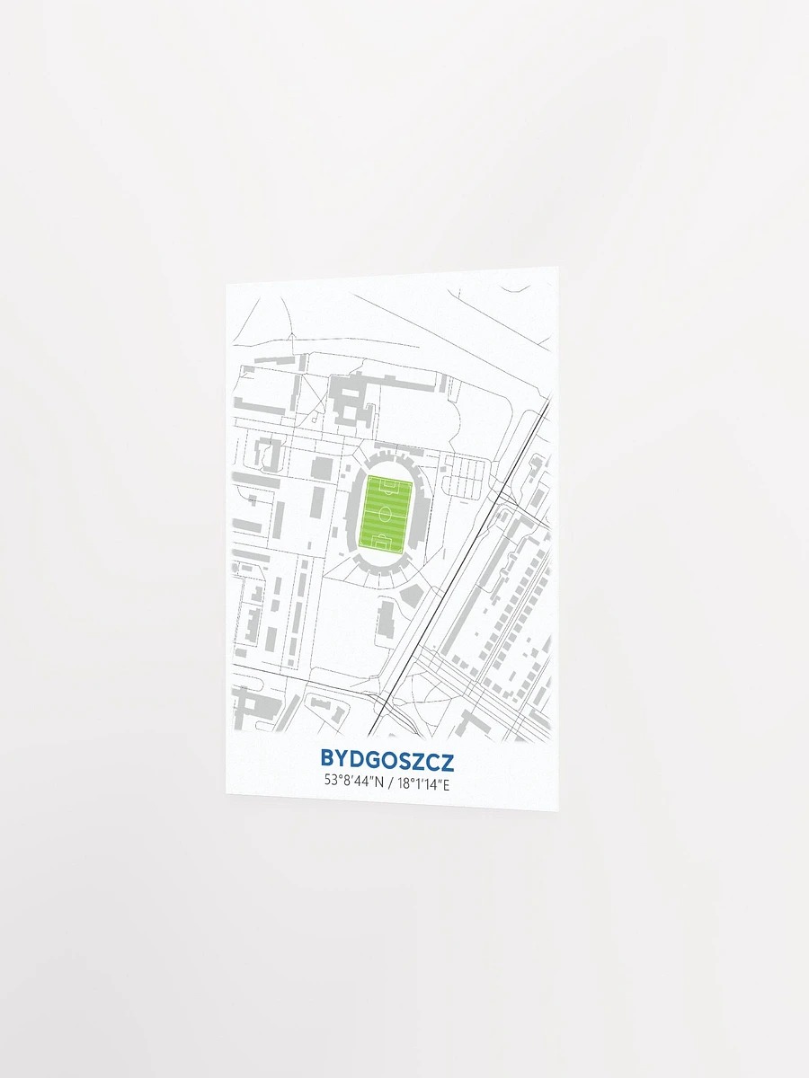 Zawisza Bydgoszcz Stadium Map Design Poster product image (7)