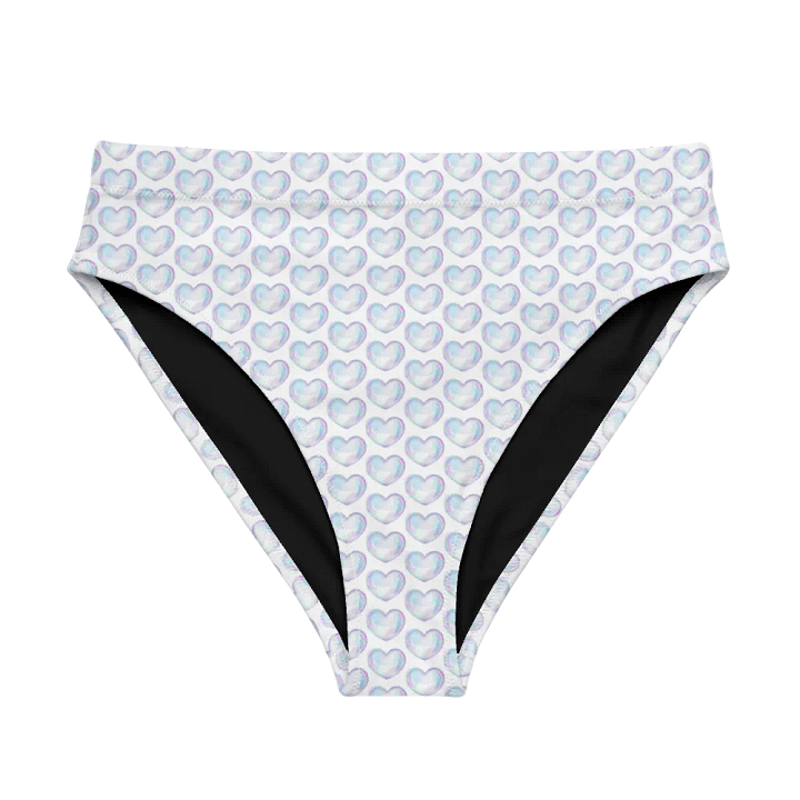 High Waisted Heart Bubble Bikini Bottoms product image (1)