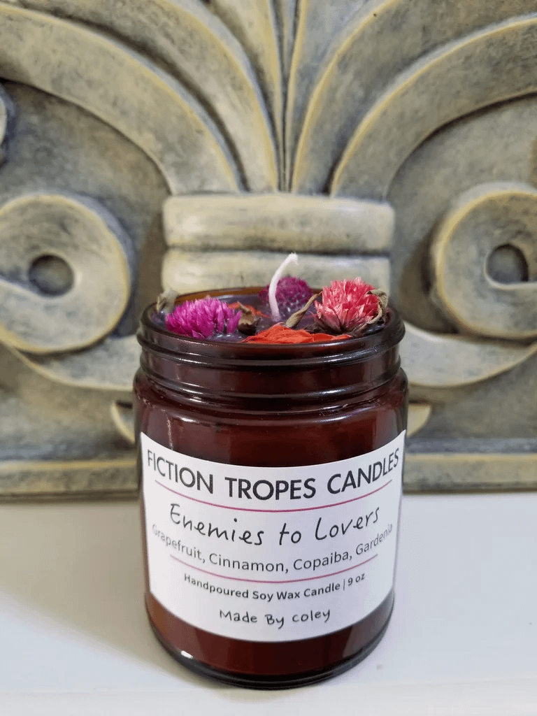 Enemies to Lovers Candle (Fiction Tropes Candles) product image (1)