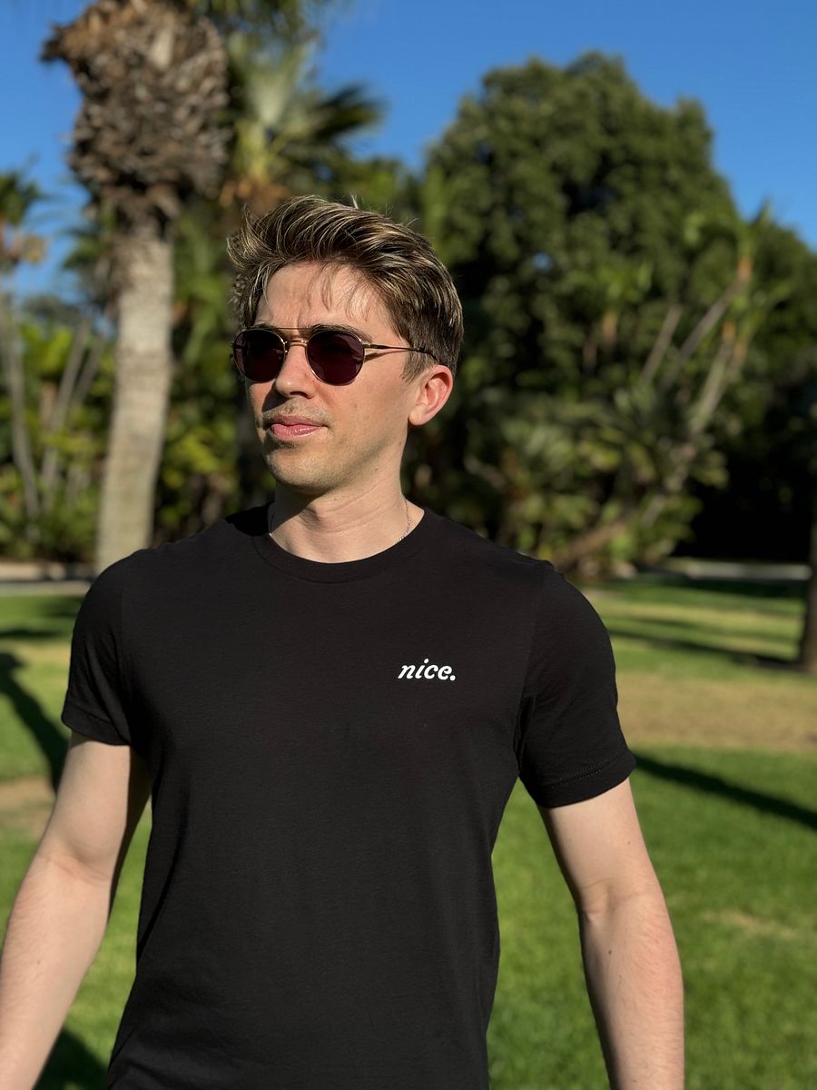 Nice. Classic Black Tee product image (3)