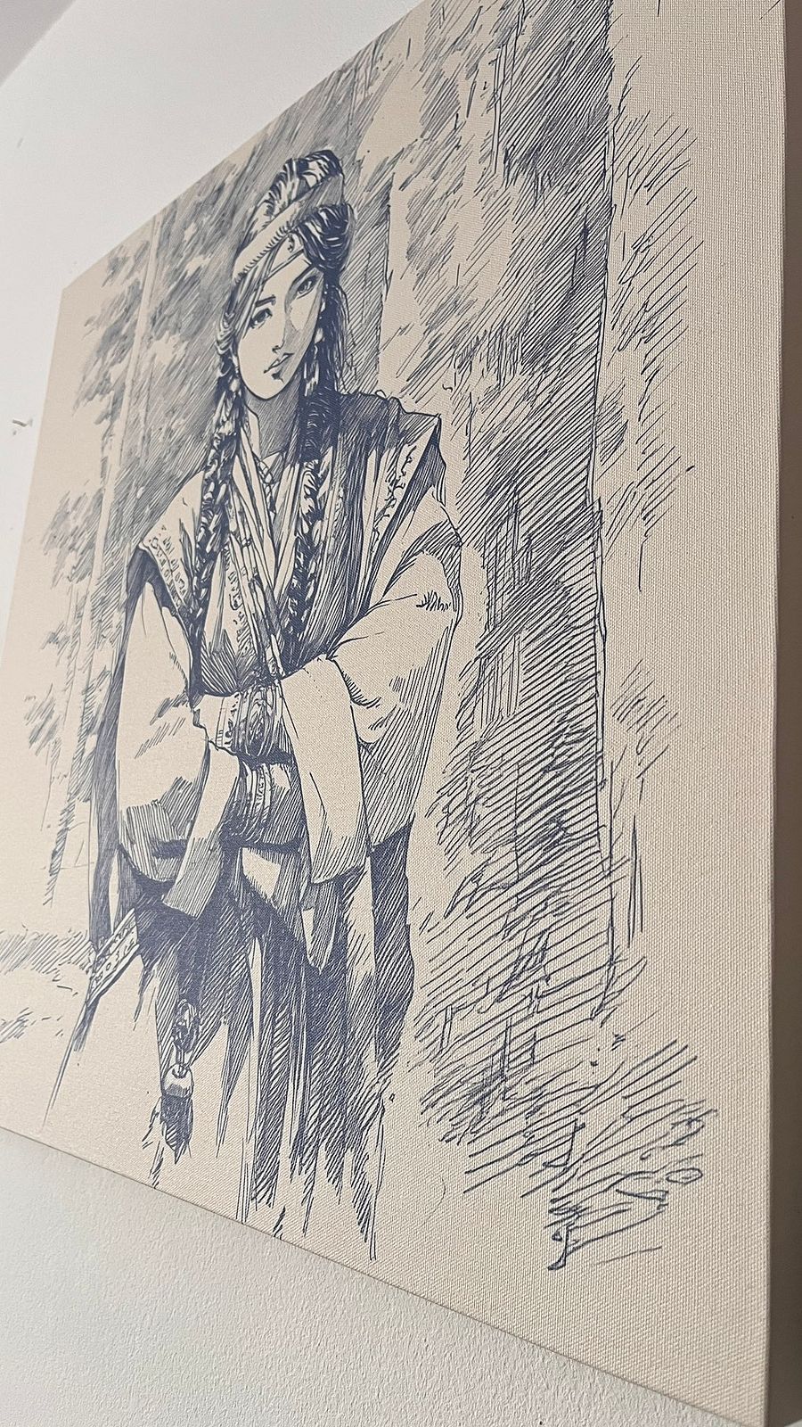 Çiçek Hatun: Ancient Turkic Noble Woman Canvas Print - Khan's Den Collection product image (3)