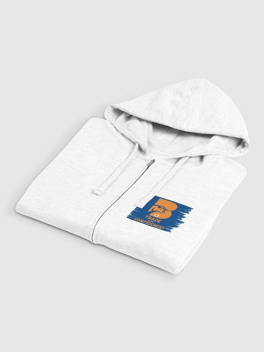 ATM spread letters Zip Up Hoodie (White) product image (3)
