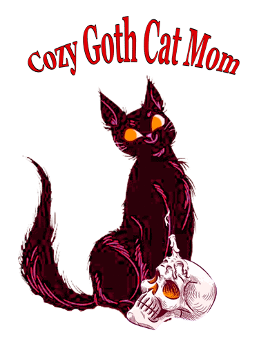 New Digital Product Midnight Ritual: Black Cat & Skull - Digital Download product image (1)