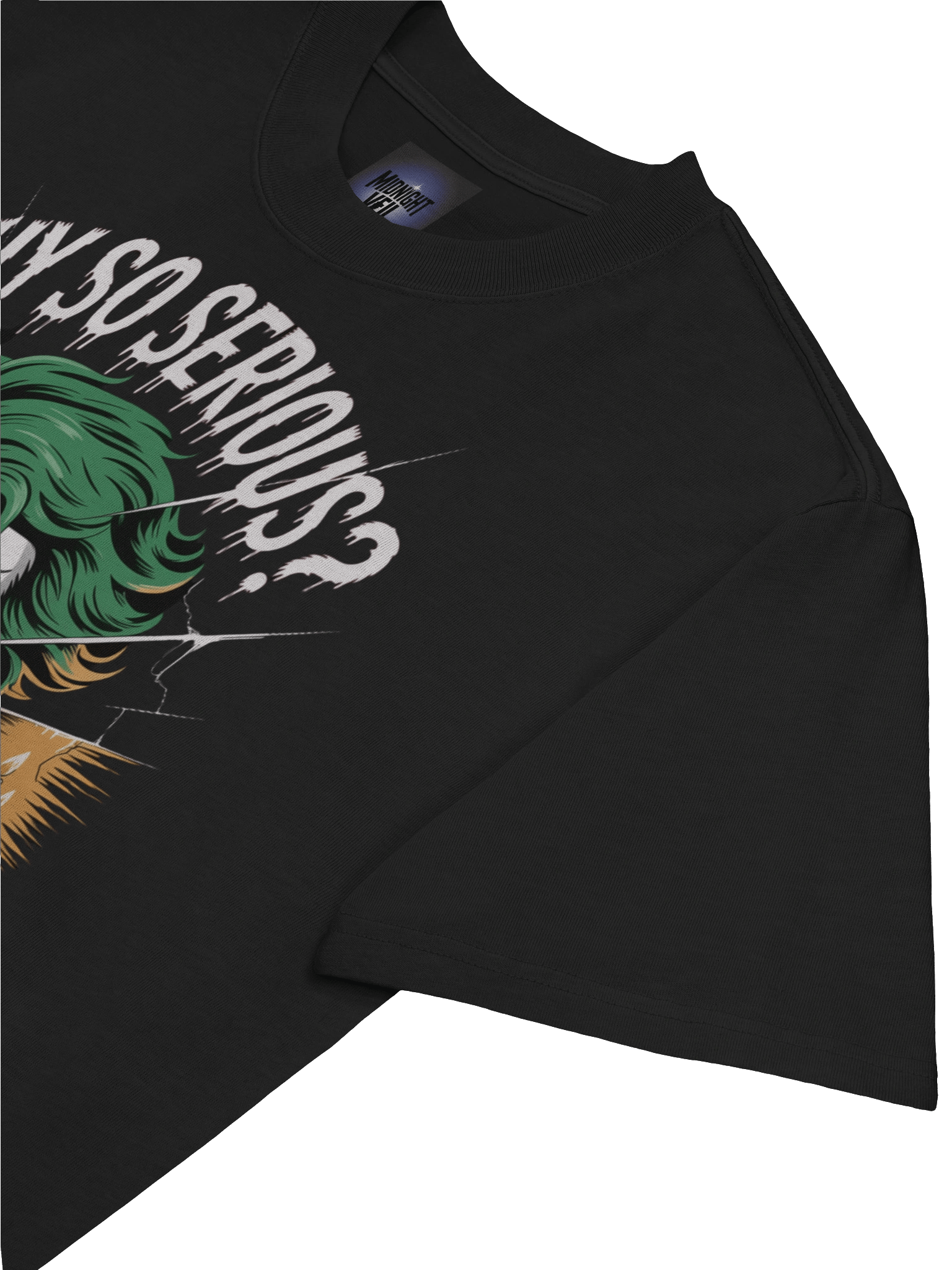 Joker 'Why So Serious?' Shattered Veil Oversized Faded T-Shirt product image (7)