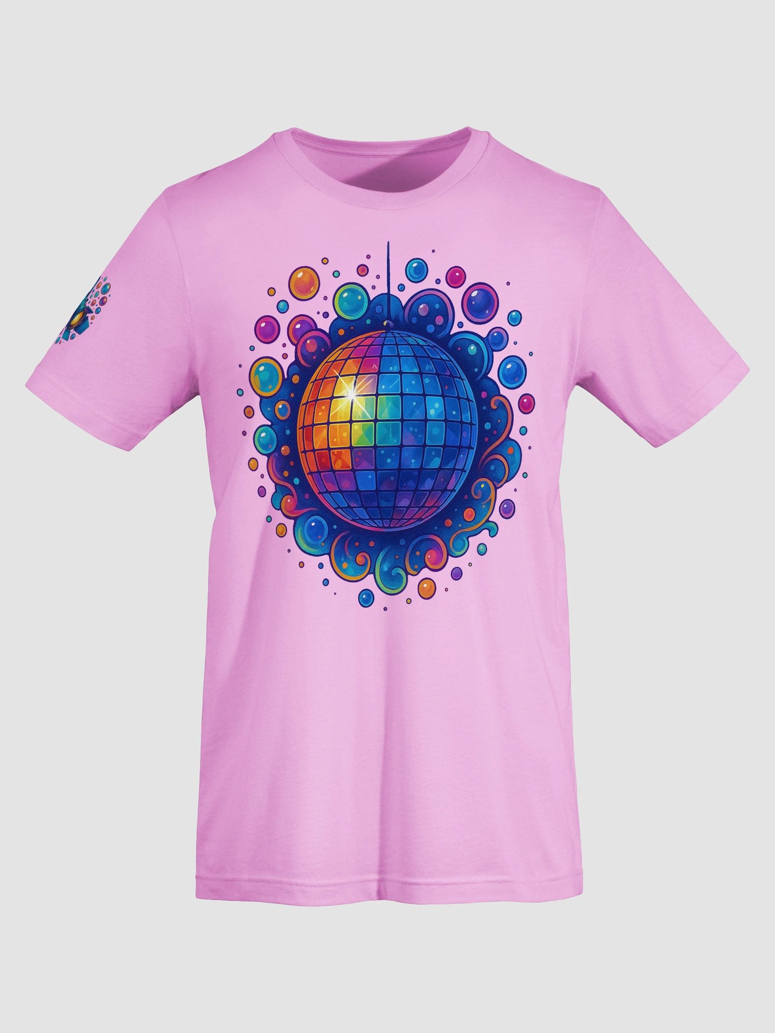 Theatrically Jerry: "Bubbles At The Disco" Disco Series Woman's T-Shirt product image (1)