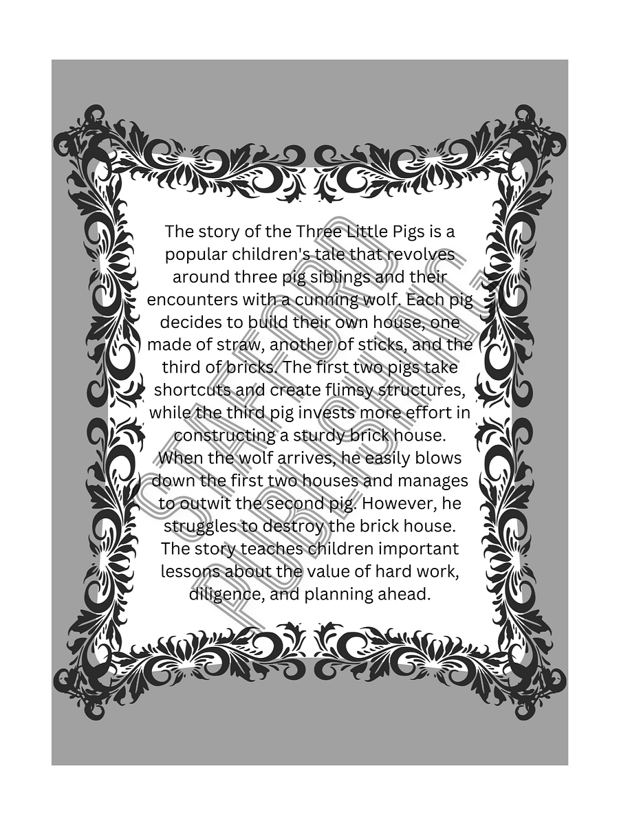 Classic Tales Coloring Book Printable Version Free Sample Pages product image (6)