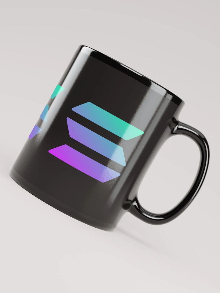Solana Logo Black Mug product image (1)