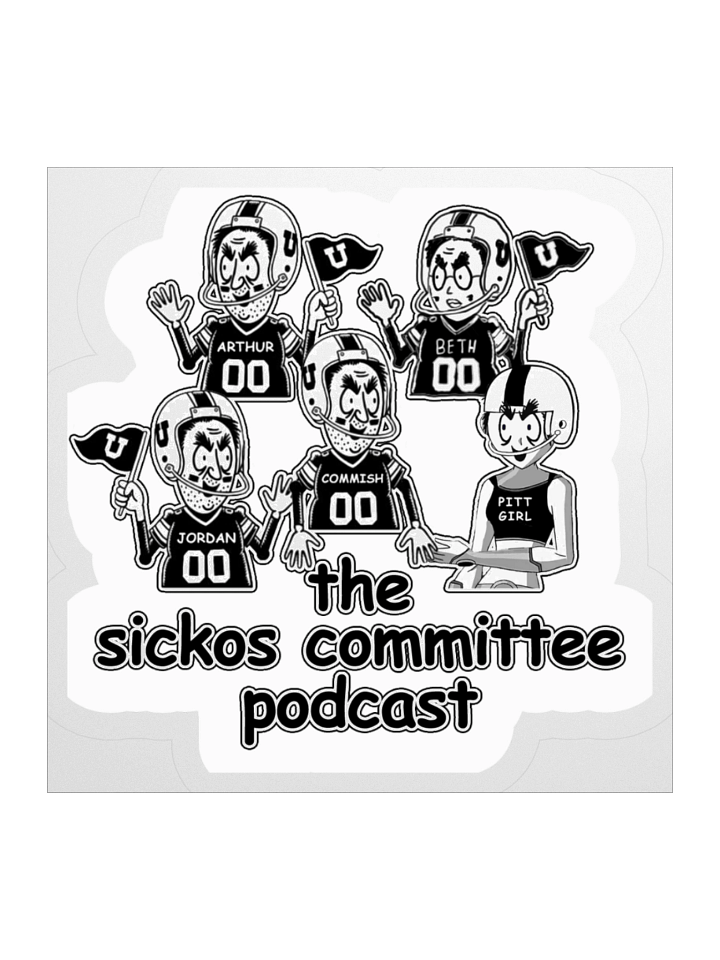 Sickos Podcast Main Crew Sticker product image (1)