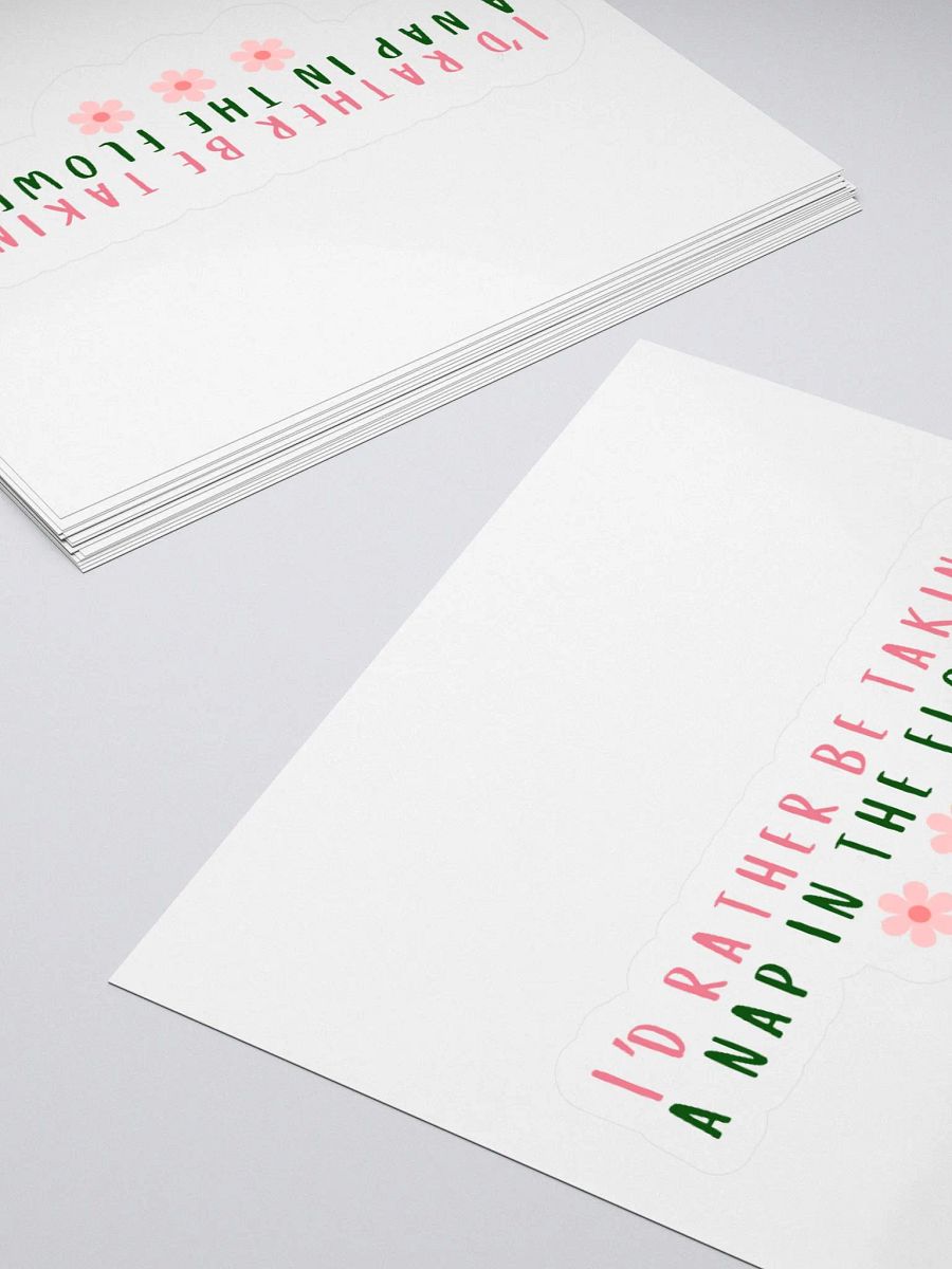 Flower Nap Sticker product image (4)