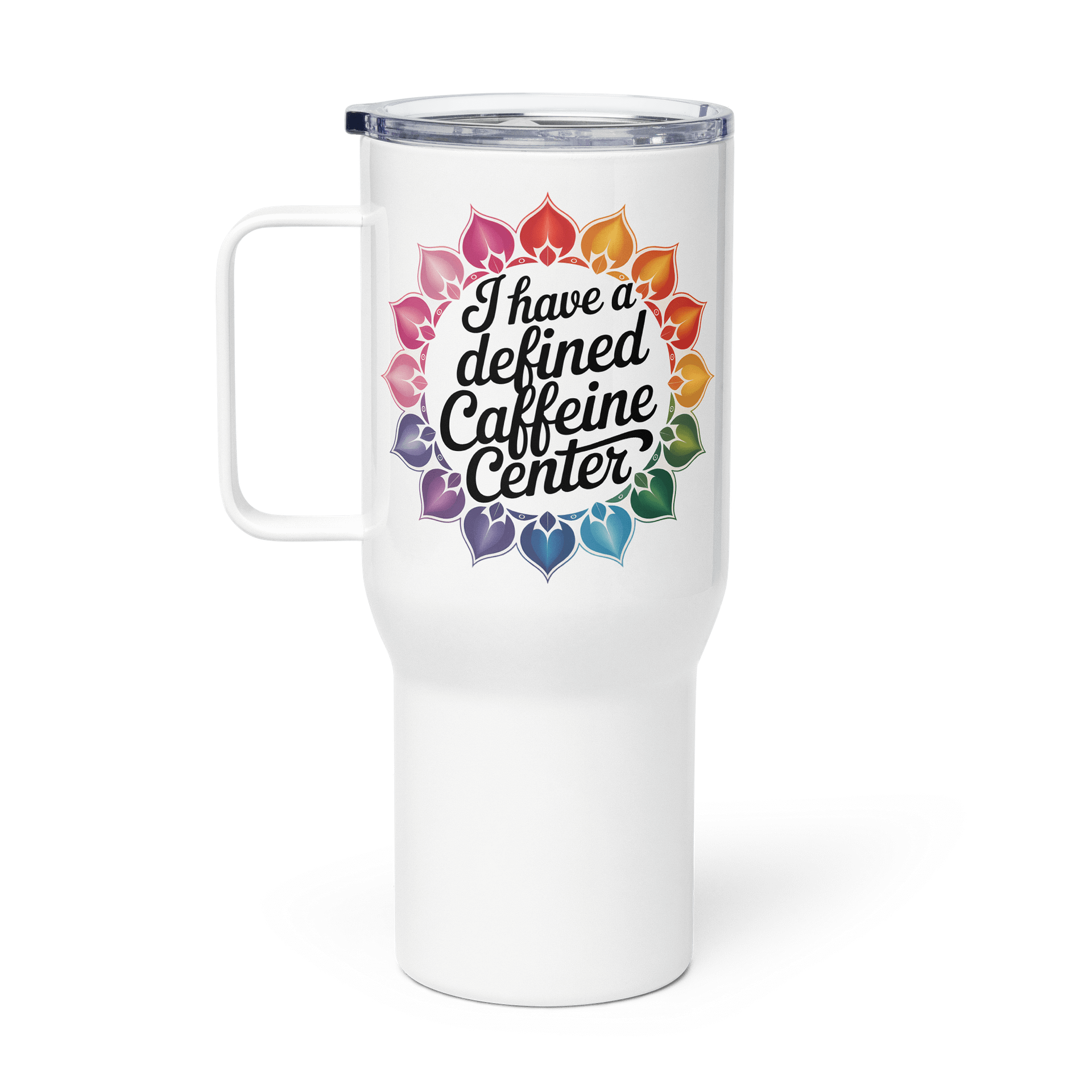 Defined Caffeine Center Human Design Funny Travel Mug product image (3)