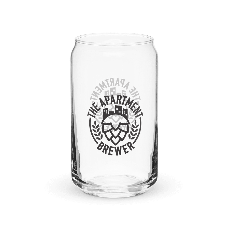 Main Logo Can-Shaped Glass (Black) product image (1)