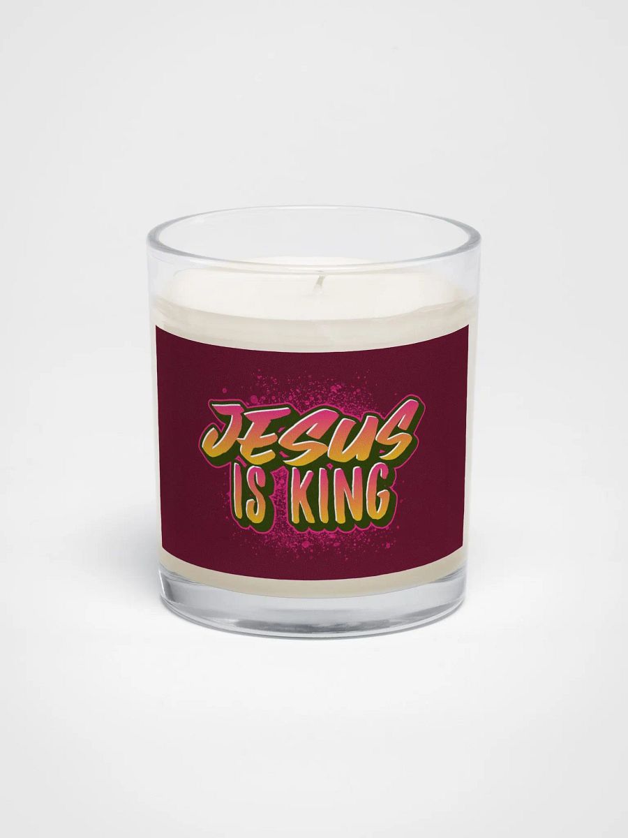 Jesus is King Soy Wax Candle product image (1)