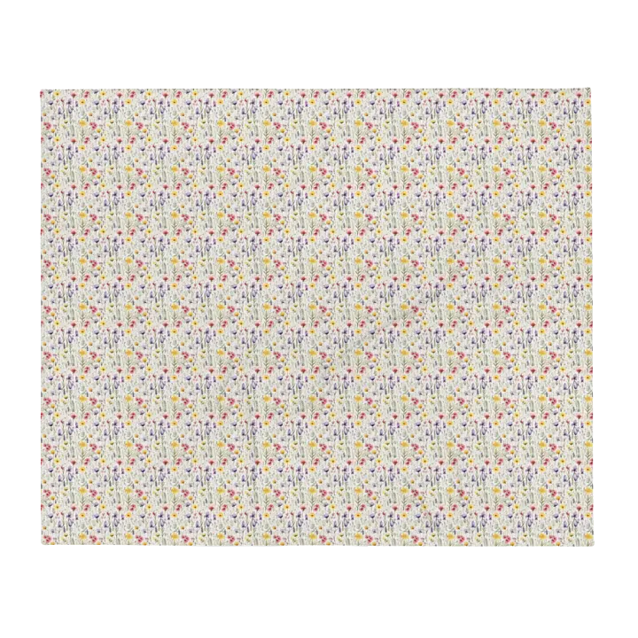 Purple Red & Yellow Flowers Blanket product image (1)