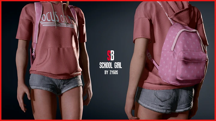 Resident Evil 2 Remake: SB School Girl Mod product image (1)