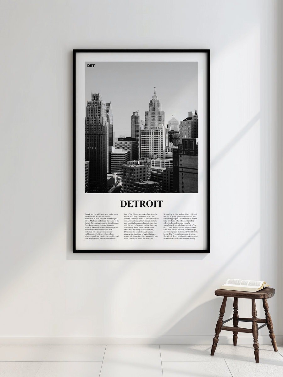 Detroit 02 Newspaper Poster product image (4)