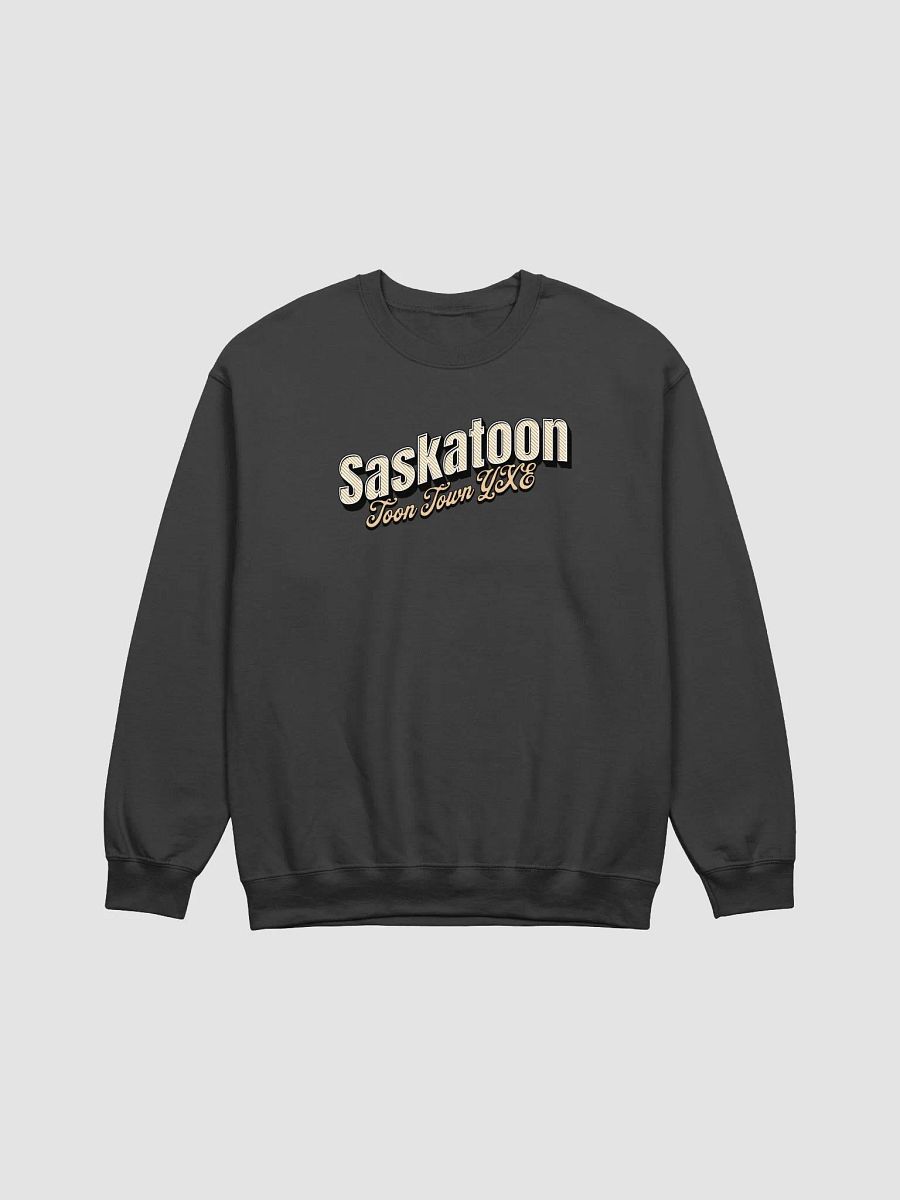 Saskatoon Toon Town YXE Crewneck Sweatshirt product image (1)