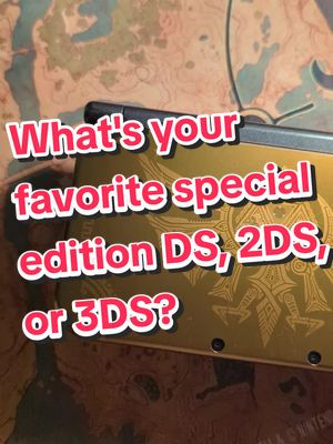 There have been a ton of amazing DS, 2DS, and 3DS systems released. Two of my favorites are in this video, but I want to know what your favorites are - let me know! #ds #2ds #3ds #Nintendo #hylianshield #triforce #fyp #handheldgaming 