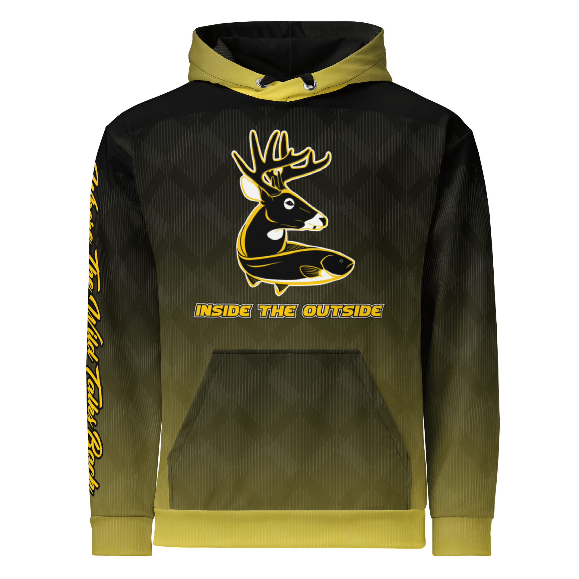 Black & Yellow Diamond Hoodie product image (1)