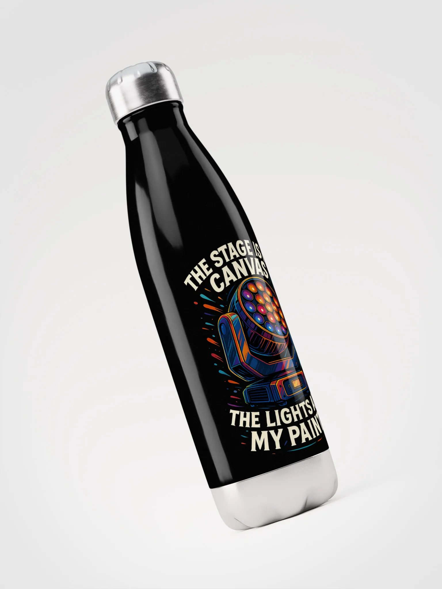 Limited Edition: "The Stage Is My Canvas, The Lights Are My Paint" Stainless Steel Water Bottle product image (3)