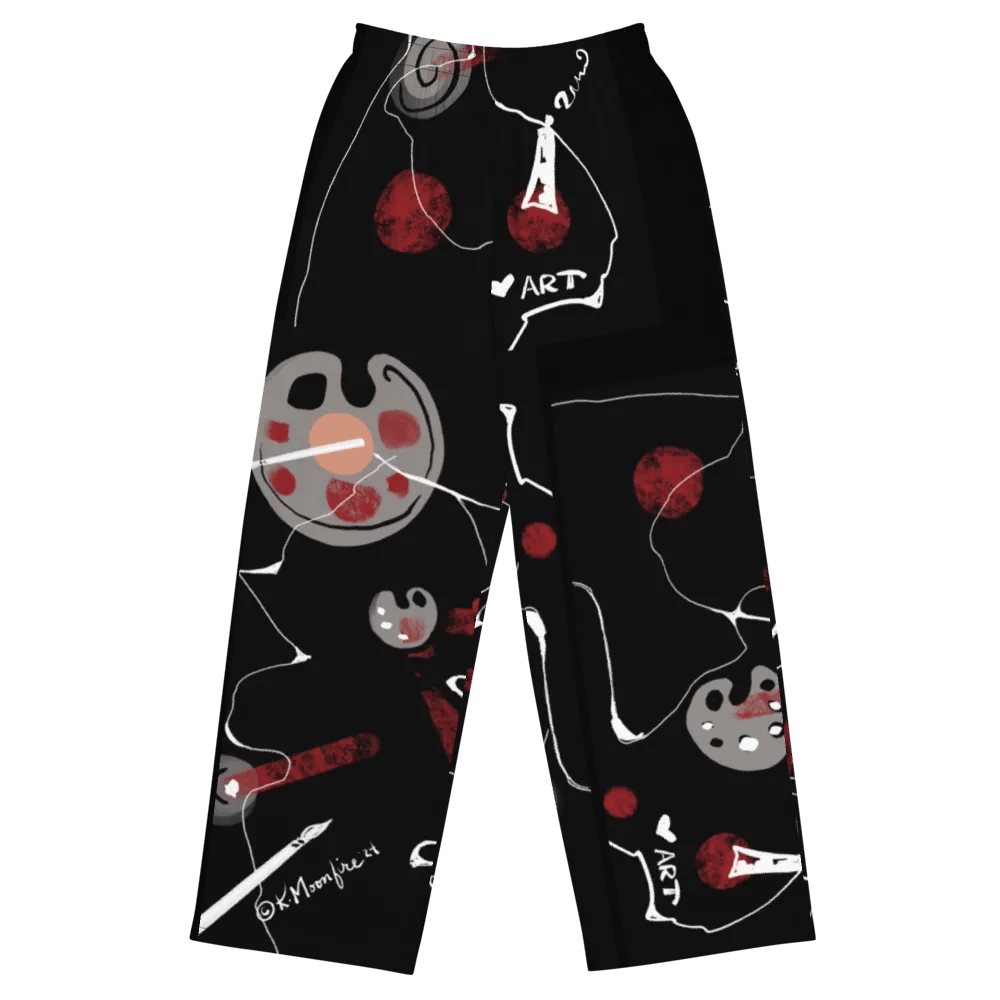 ScribbleWear 'Follow Your Art' Wide Unisex Pants product image (1)