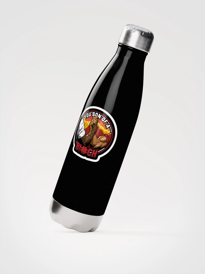 Sunset Arm Wrestle Stainless Steel Water Bottle product image (2)