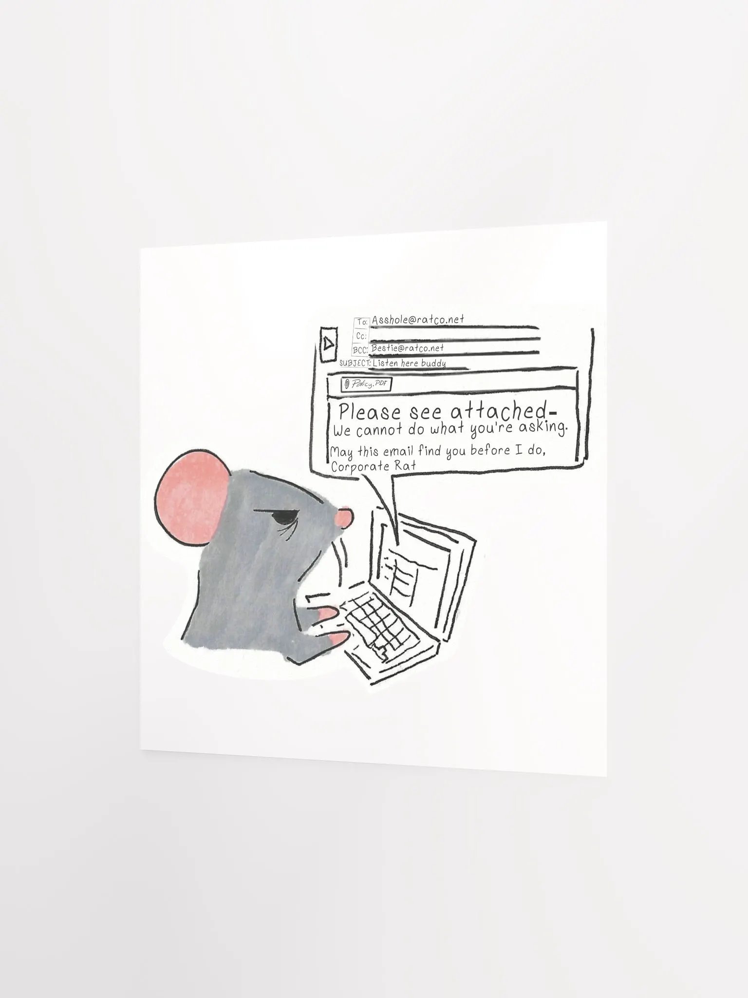 May This Email Find you Before I Do Print product image (2)