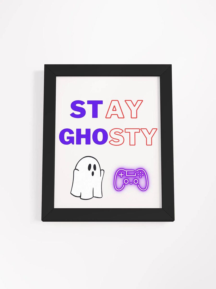 Vibrant Ghosty Gaming Matte Poster product image (22)