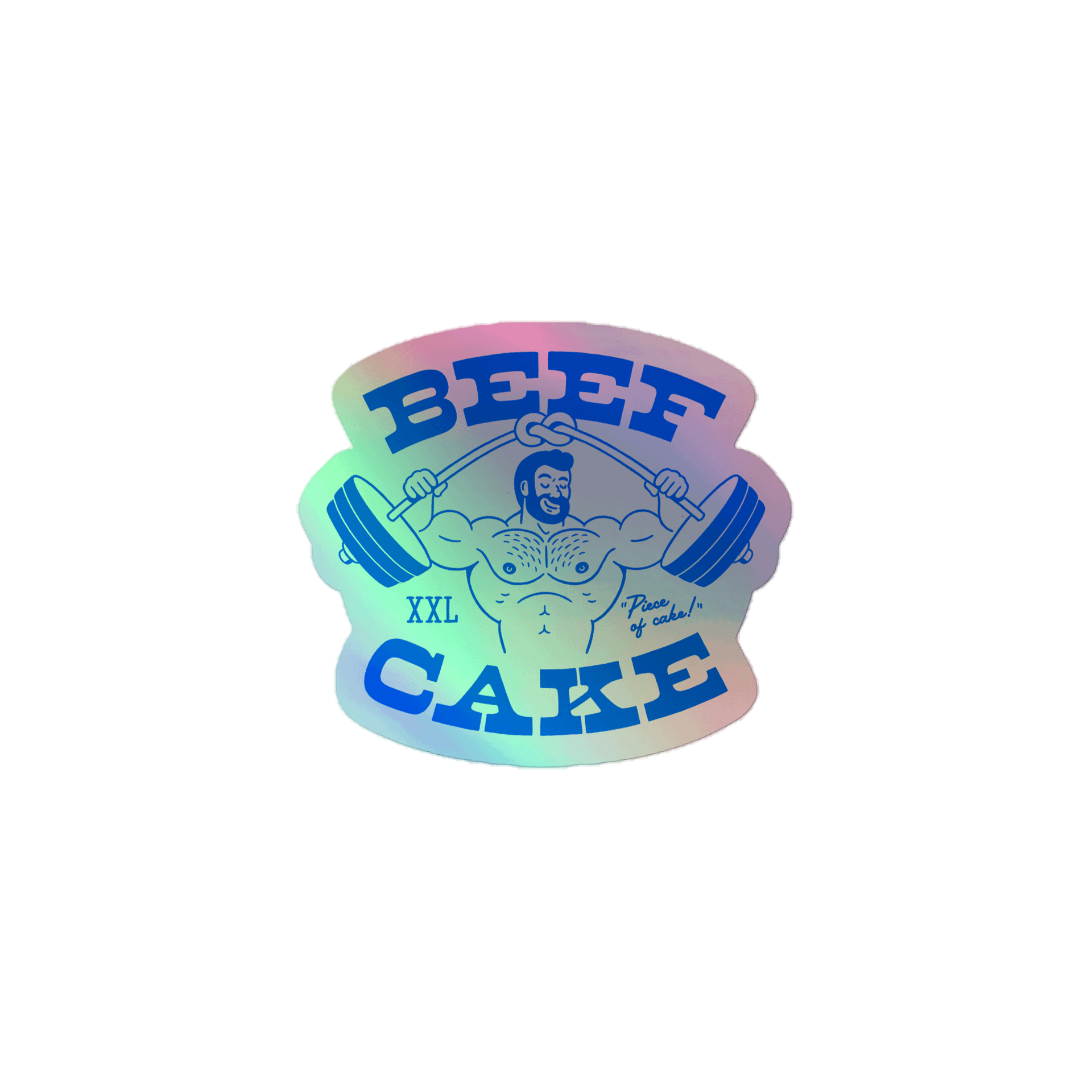 BEEFCAKE Athletics Holographic Sticker product image (3)