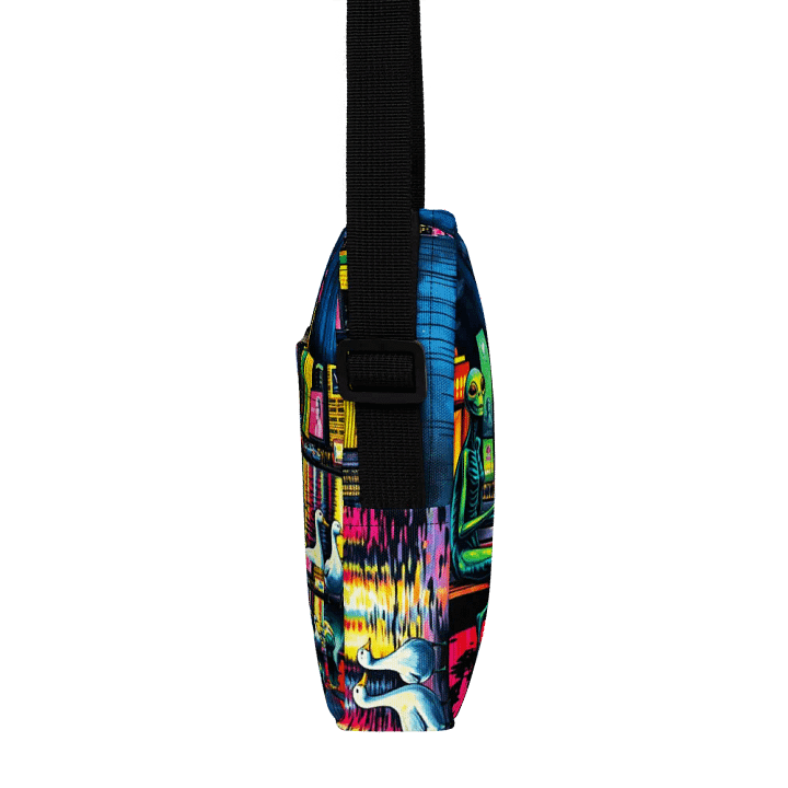 Alien Goose Lady, Neon Nights Crossbody Adventure Bag product image (2)