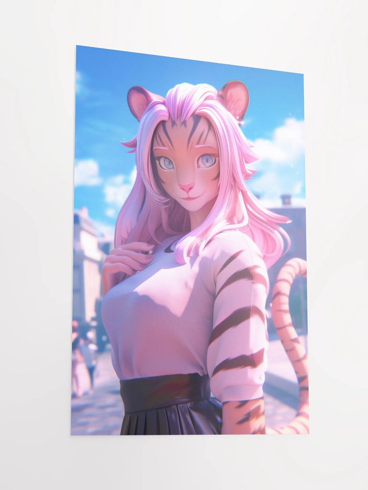 Confident Feline Matte Poster product image (2)