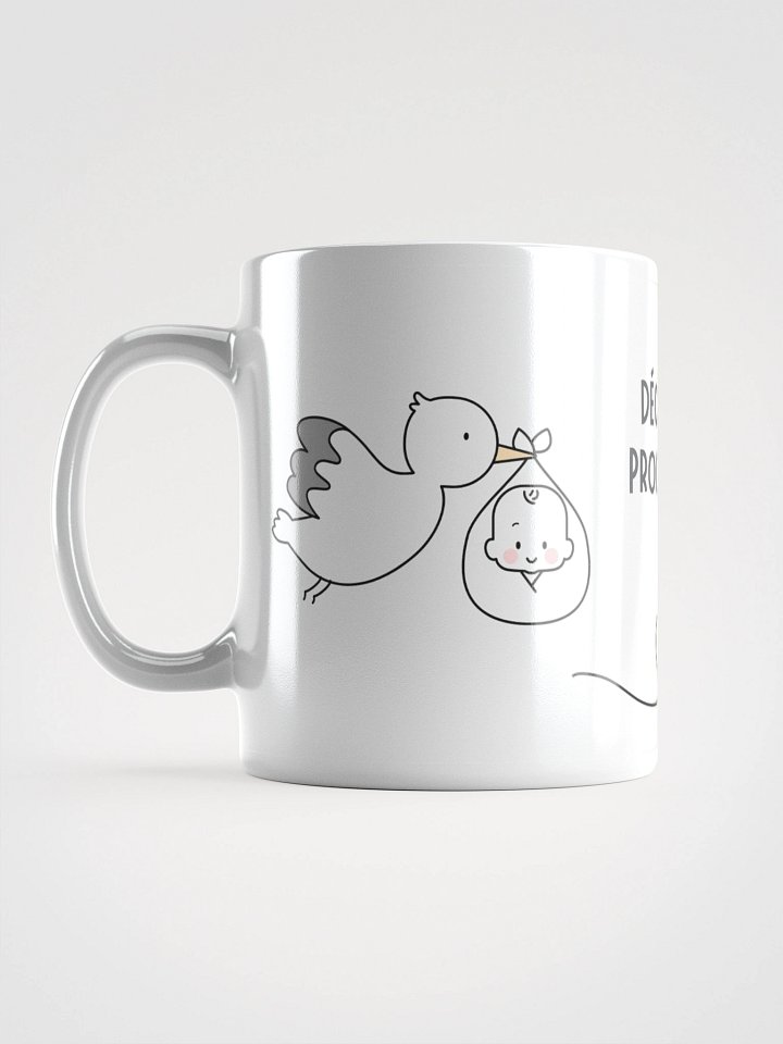 Mug Blanc - Décompte Programmé - Cigogne Annonce Naissance - Cadeau Original product image (2)