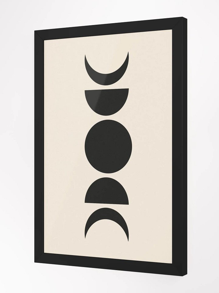 Metamorphosis of Shapes Framed Poster product image (11)