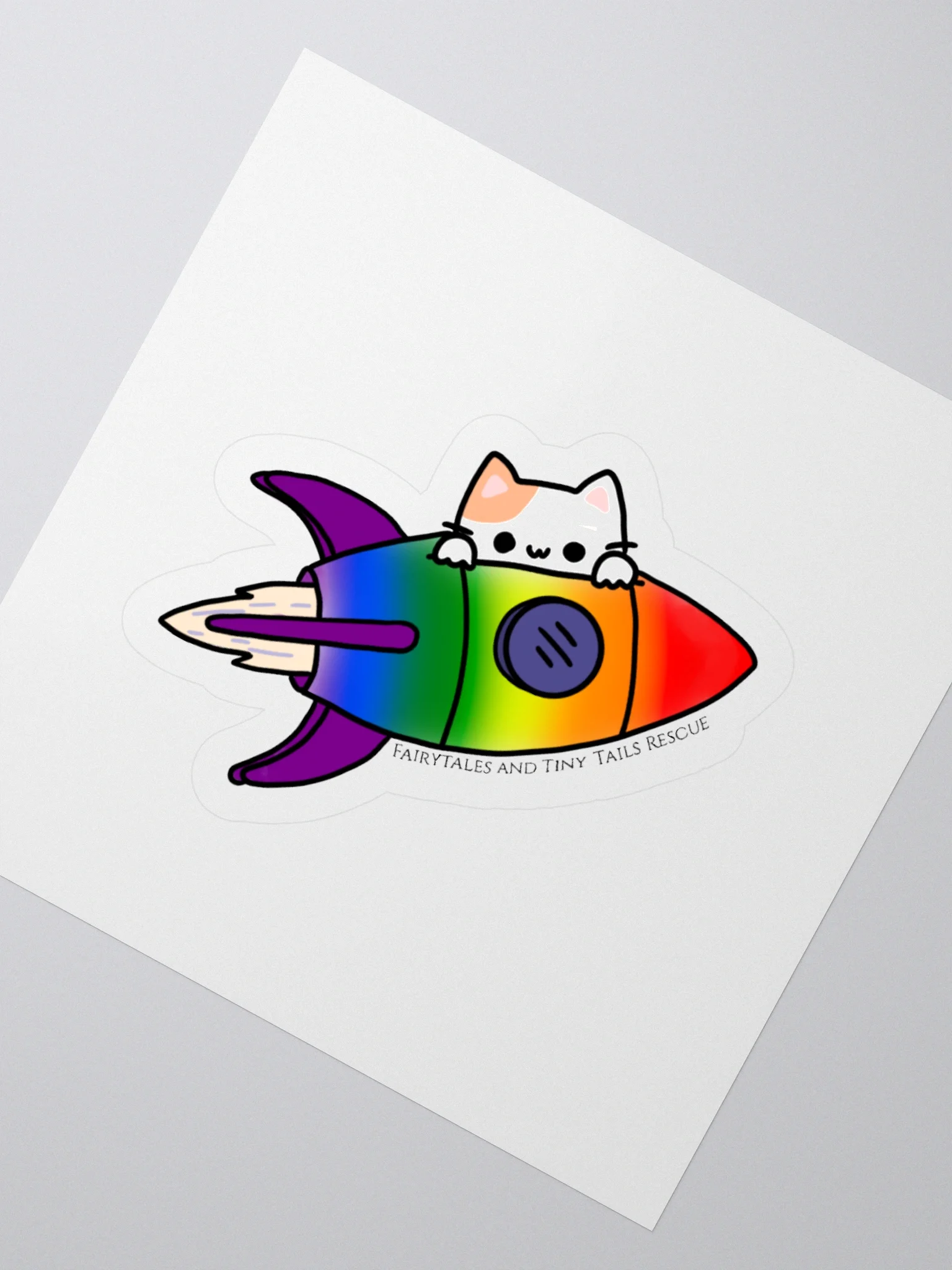 Gay Pride Rocket Cat product image (6)