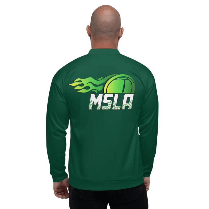 MSLA Green Bomber Jacket product image (1)