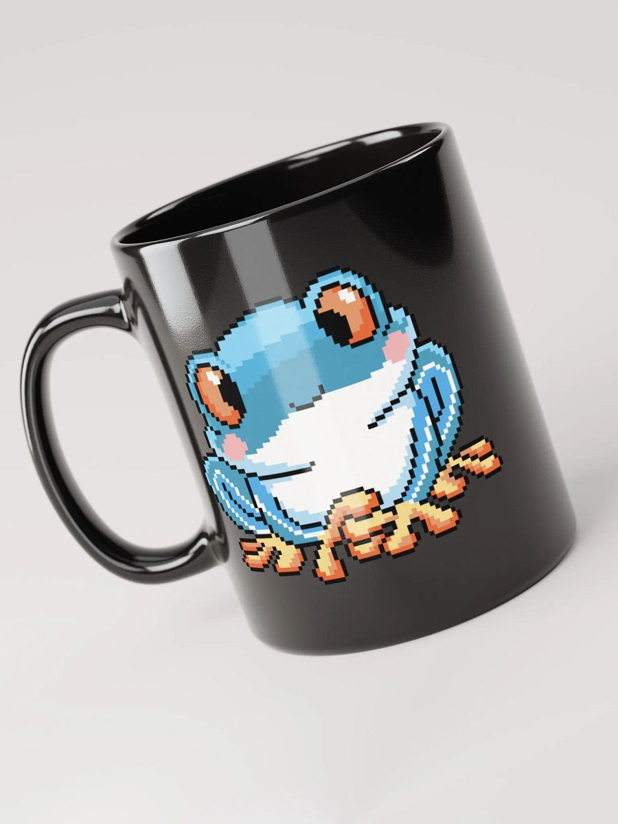 Light Blue Rip the Frog Black Glossy Mug product image (5)