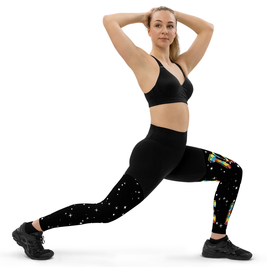 Peace sign sports leggings product image (40)