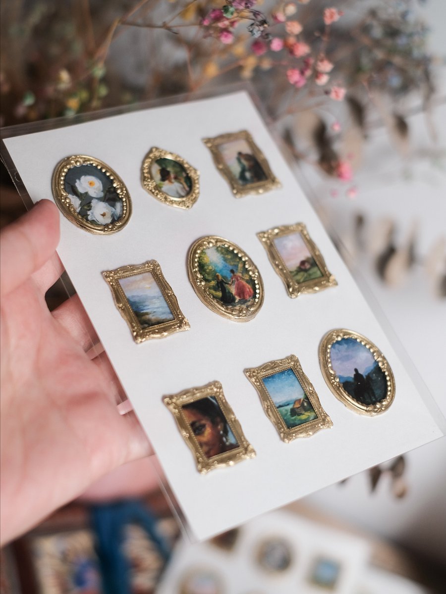 PREORDER July Handmade Sticker Gallery Sheet- Pack of 9 product image (4)