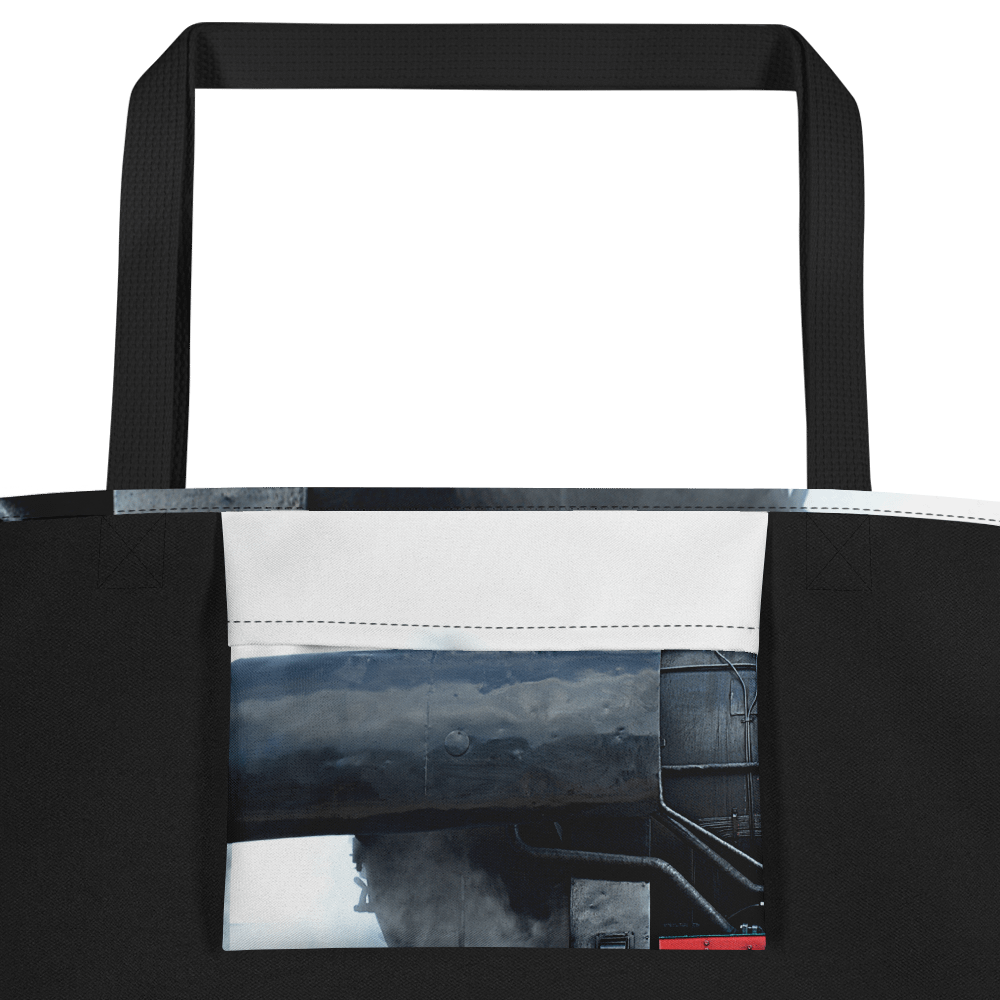 Große Tragetasche - Dampflokomotive Detailausschnitt product image (3)