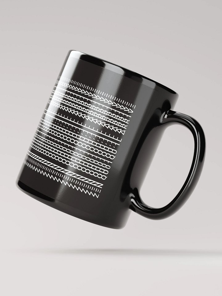 Mug Noir Codé Zen Blanc - Zen Quoi Qu'il Arrive - Cadeau élégant product image (2)