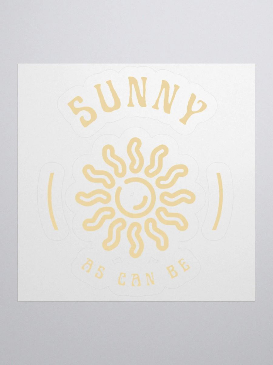 Sunny as can be sticker product image (3)