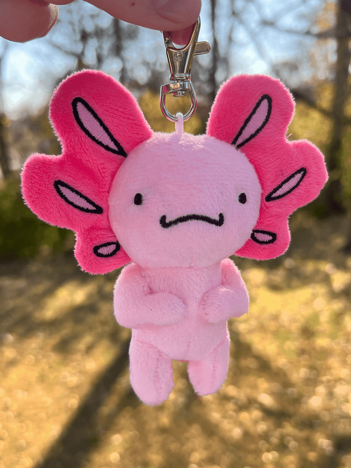 Bob the Axolotl Bag Buddy!! product image (1)