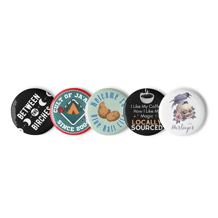 Between the Birches Indie Trilogy Book Buttons product image (2)