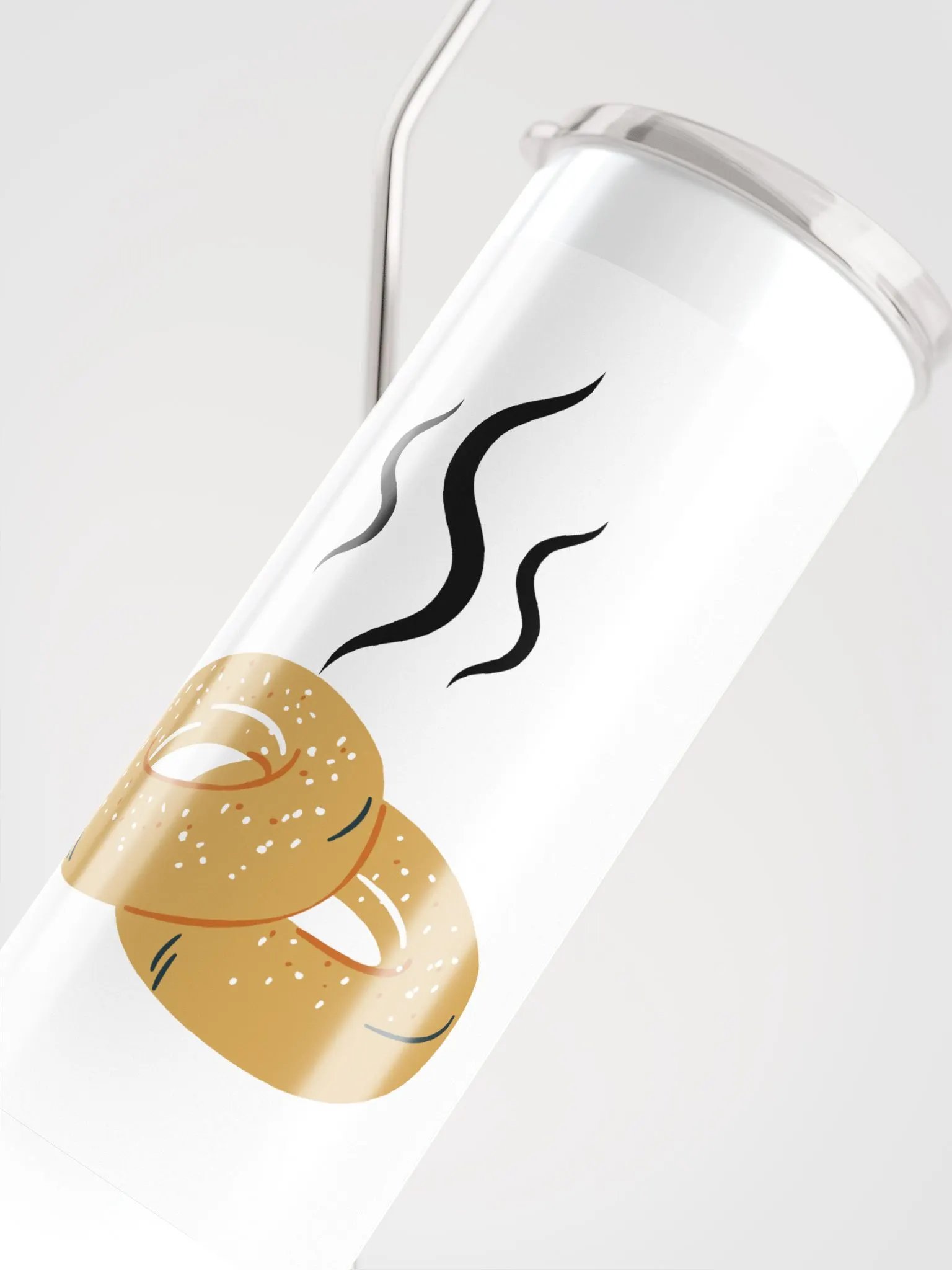 Roasted Bagel Stainless Steal Tumbler! product image (5)