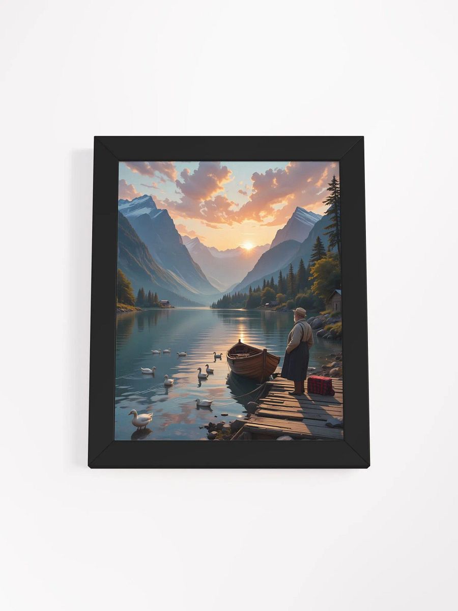 tableau de peinture : Sérénité au bord du lac product image (6)