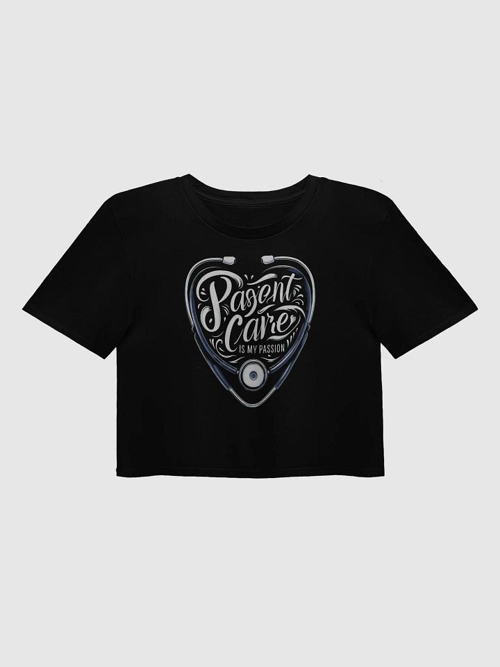 Passion for Patient Care Heart Stethoscope Crop Top product image (1)