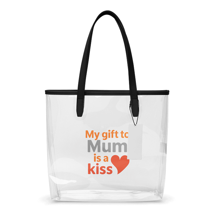 Heartfelt Clear Tote Bag product image (1)