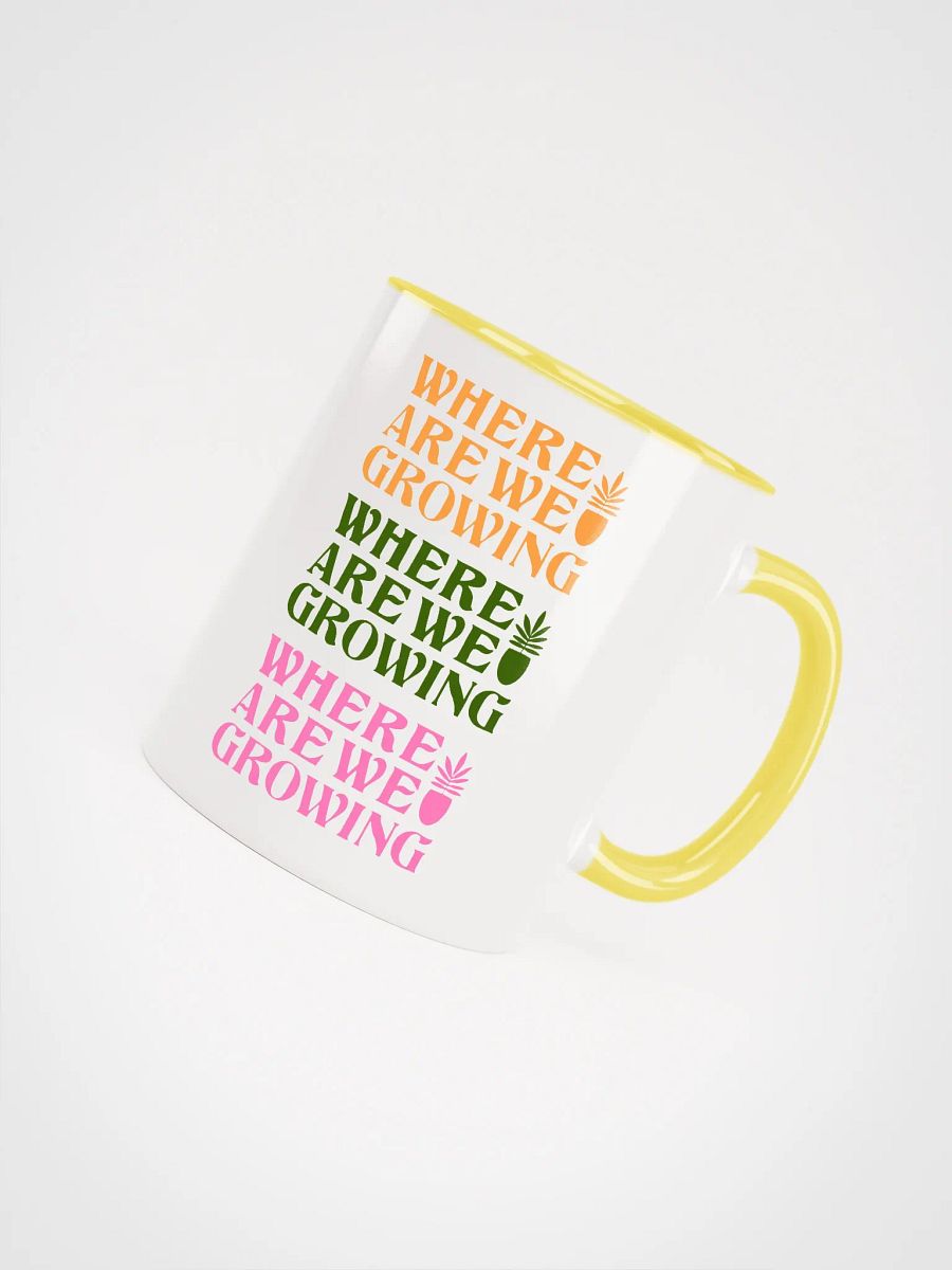 Where Are We Growing Repeating Pattern Mug product image (1)