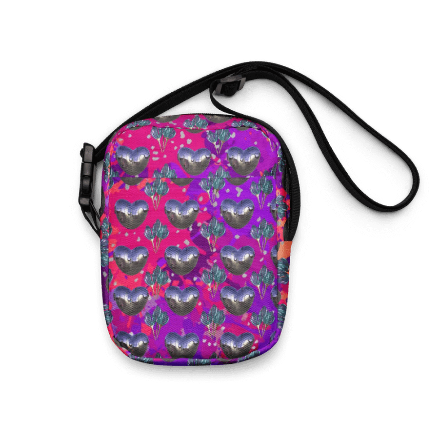 Vibrant Heart Floral Grid Crossbody Bag Genzi Chic for Modern ladies product image (7)
