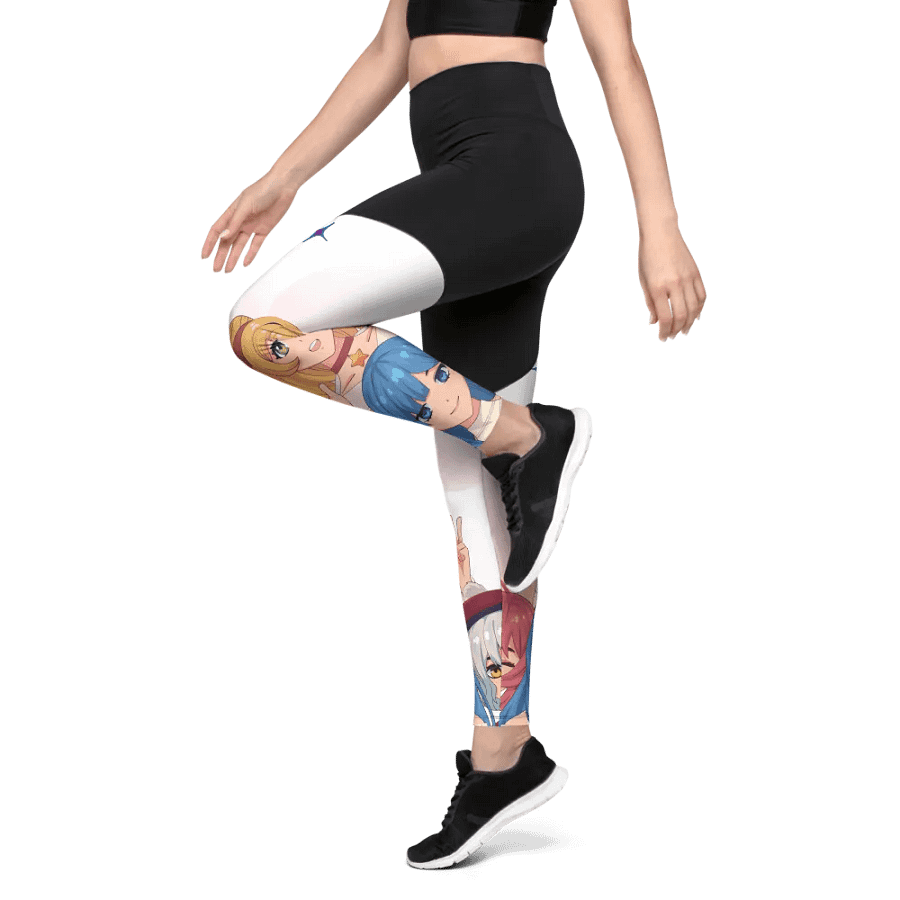 Starry Anime Squad Compression Leggings product image (7)