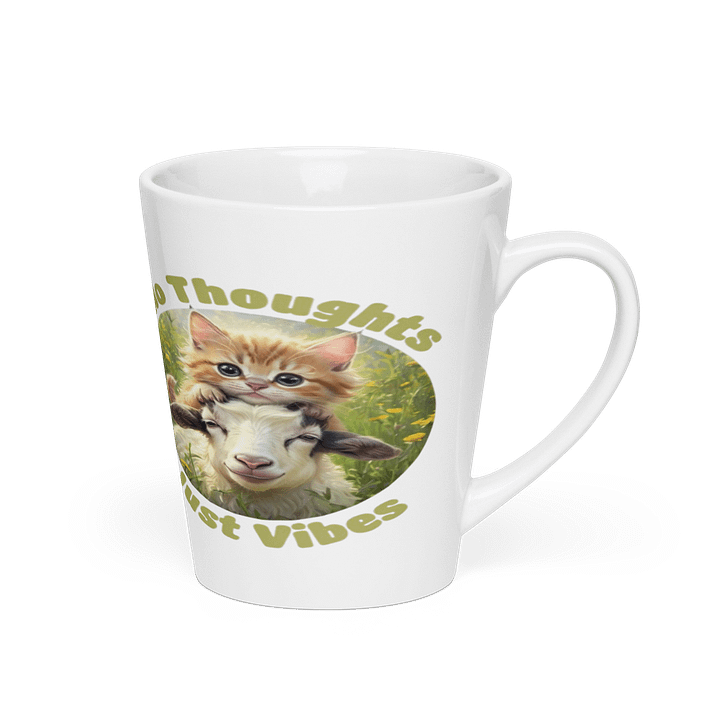 Vibing Kitten and Goat Latte Mug product image (2)